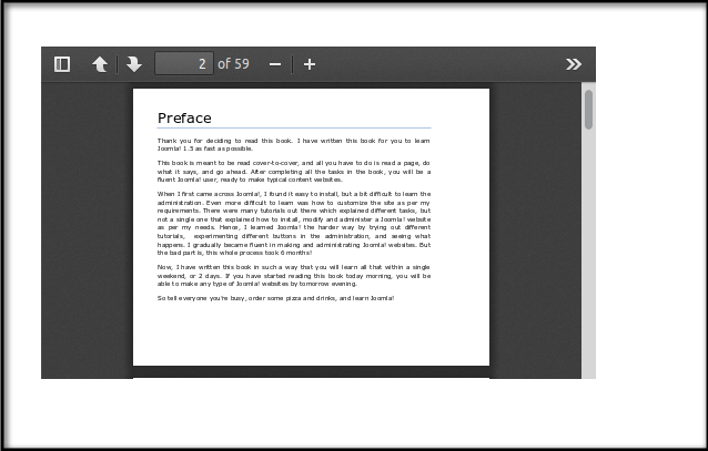 pdf embed content plugin output