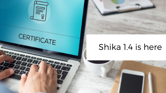 Shika 1.4 is here with QR code for certificate validation, certificate expiry implementation and more