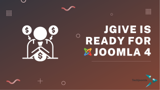 JGive is ready for Joomla 4
