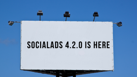 SocialAds 4.2.0 is here with configuration to charge an initial fee for ad placement