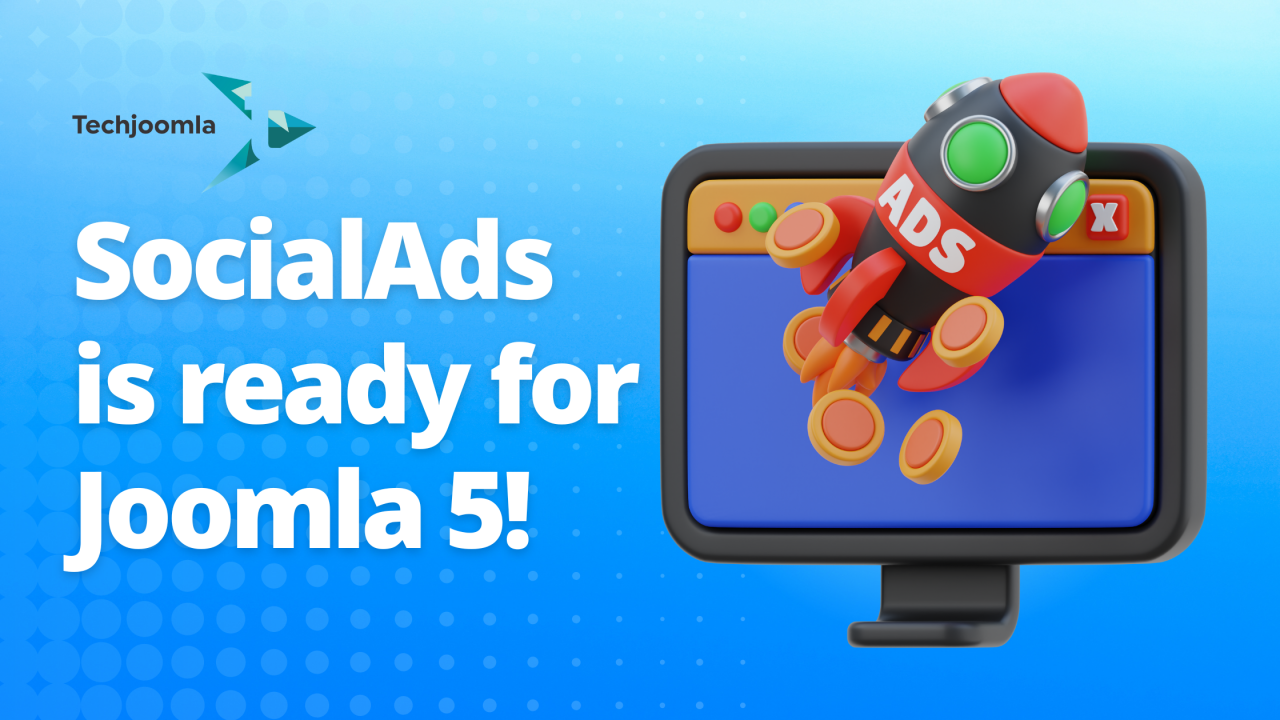 SocialAds is ready for Joomla 5