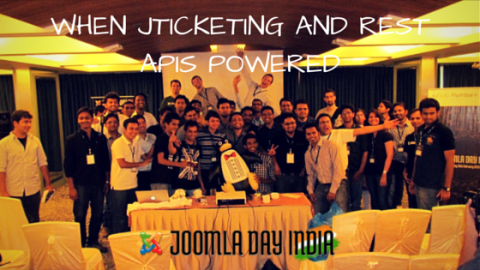 How JTicketing and REST APIs powered Joomla Day India 2013