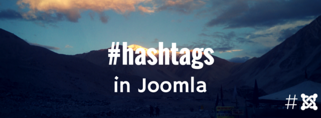 #hashtags in #Joomla
