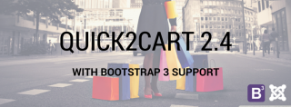 Quick2Cart 2.4 with Bootstrap 3 and more!