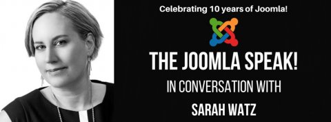 The Joomla Speak! In Conversation with Sarah Watz