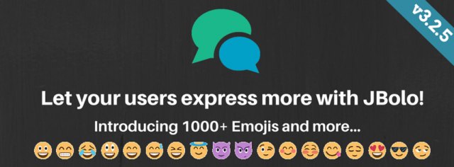 JBolo 3.2.5 gets you Emojis! and lot more ;)