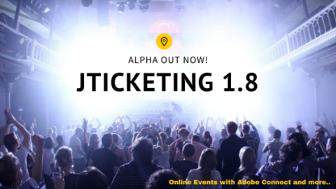 JTicketing 1.8 with amazing new features. Alpha Out now!