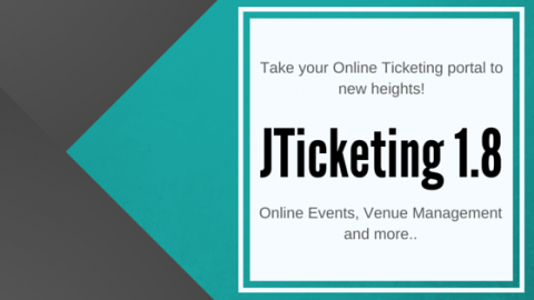 Online Events, Venues and more with JTicketing 1.8!