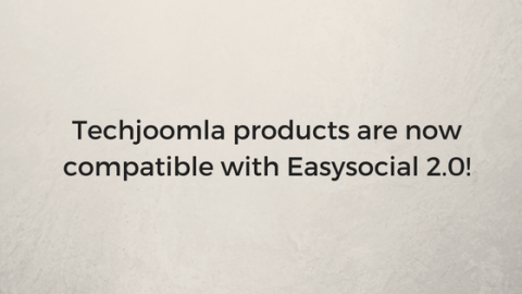Techjoomla products compatibility update with Easysocial 2.0!