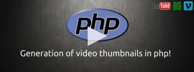 How to generate video thumbnails in PHP?