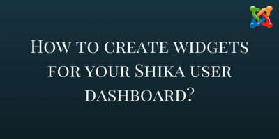 How to create widgets for your Shika user dashboard?