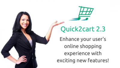 Quick2cart takes your shopping experience to a next level with v2.3!