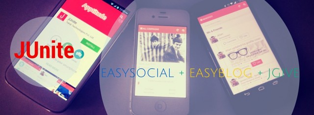 EasySocial, Easyblog, JGive all in one with JUnite!