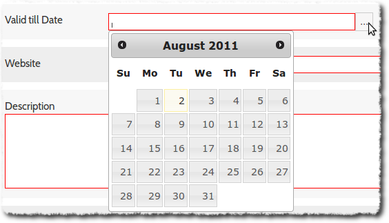 SOBI Pro Date/Calendar Field Plugin